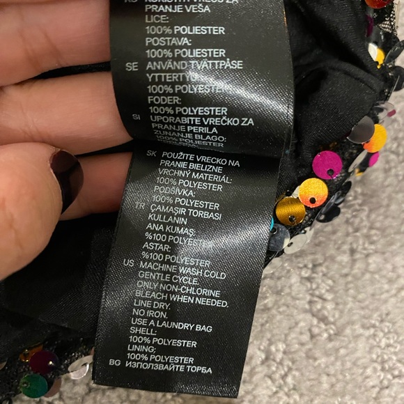 H&M Sequin Crop Top - Picture 8 of 9